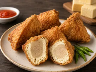 TassoKusuka, tahu bakso beku Tan's Food — tampak 2